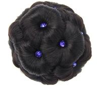 9 Petals Flower Hair Bun Clip for Ancient Styling Grip Spring Clamp Strong Holds for Short High Temperature Fiber Hair Bun Clip