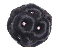 9 Petals Flower Hair Bun Clip for Ancient Styling Grip Spring Clamp Strong Holds for Short High Temperature Fiber Hair Bun Clip