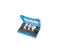 9 Piece 19mm 57mm Holesaw Kit + Arbors Bi Metal Hole Cutter For Plumbers