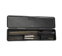 9 Piece Barrel Cleaning Kit for .177 & .22 Airguns, 4.5mm & 5.5mm, Nylon, Brass Wire & Wool Brushes, with Storage Case