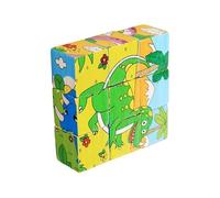 9-Piece Children's Building Block Toy - Six-Sided For | Educational Assembly Blocks For Kindergarten | Early Learning Brain Development Toy