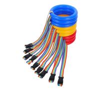 9 Piece Children's Walking Rope with Handles for Preschool Safety | High Visibility Rainbow Design, Reusable Nylon Fiber Build, Suited for Daycare Classes and Park Walks