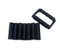 9-Piece Clay Texture Roller Set 3D Terrain Pattern Tools for Crafting | Eight interchangeable textured rollers and ergonomic handle let you create detailed terrain patterns with ease.