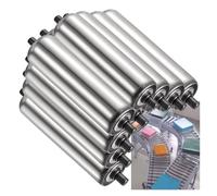 9-Piece Flexible Conveyor Roller Set Transport Rollers for Warehouses Sizes 6-26 Inches Diameter 1.3-2.4 Inches Conveyor Replacement Parts (D-32MM/1.3inch)