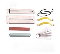 9-piece Guitar Fretboard Grinding Tool Fret Spacers String Separators Nut Grinding Grinding Stones