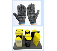 9-Piece Hand Sanding Block Set: Contoured Profile Foam Hand Sanding Kit with Hook and Loop Assorted Shapes for Woodworking Furniture Restoration Auto Paint and Craft
