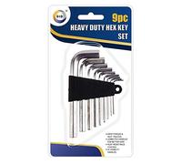 9 Piece Heavy Duty Hex Key Allen Set