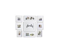 9 piece Jenson Picture Frame Set Nielsen White One Size