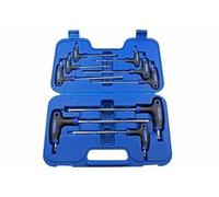 9 Piece Long Reach T Handle Magnetic Torx Star Chrome Vanadium Key Set BER1531