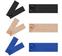 9-Piece Maternity Jeans for Pregnant Women, Maternity Trousers Adjustable Metal Button Extenders for Jeans, Pants (Three Colors)