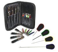 9 PIECE MEAT BREAD PUNCH SET + 4PC LIDSTERS BAITING NEEDLE SET CARP FISHING SET