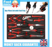 Sealey Pliers Set – Siegen S01277 – Tool Tray – 9 Piece