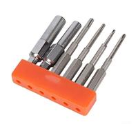 9-Piece Screwdriver Repair Tool Kit, Magnetic Bits for Nintendo Switch, for 3ds, for wii, for ds, for xbox, for ps3, Game Cartridge Disassembly, Plastic and Metal Handle