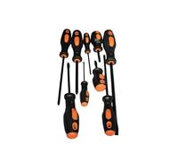 9 Piece Screwdriver Set with Slotted & Phillips Heads - Cushion Grip Handles [DK-L0820]