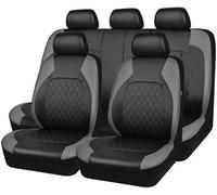 9 pieces Car Seat Cover Full Sets, for Nissan Juke 2019-2024 Leather Waterproof Non Slip Front Rear Protectors Interior Accessories,D-Grey