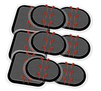 9 Pieces Electrodes Pads, Updated Electrodes Body Pads Gel Adhesive, Compatible with Abs Belt