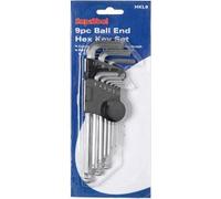9 Pieces Hex Set SupaTool Metric Ball End Allen Key Set Contains 9 Keys
