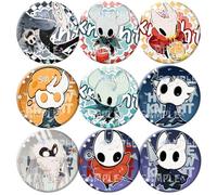 9 Pieces Hollow Knights Silksongs Badges 58MM Game Tinplate Badge Cute Pins Decorations