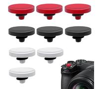 9 Pieces Metal Shutter Release Button Concave Ergonomic Camera Shutter Release Button for Fujifilm X100F X-T30 X-T3 X-T20 X-T2 X-T10 X-Pro2 X-E3 - Compatible with Leica M9 and Sony RX1R II