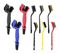9 Pieces Of Multi-Function Cleaning Brush, Bicycle Chain Cleaning Tools, Motorcycle Accessories, Motorcycle Maintenance Tools.