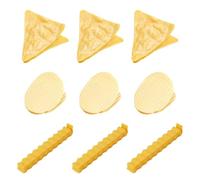 9 Pieces of Potato Chip-Shaped Sealing Clips, Creative Food Sealing Clips, Snack Moisture-Proof Sealing Clips, Household Food Storage Clips (Round + Triangle + Strip)