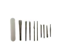 9 Pieces Pedicure Callus Remover Stainless Steel Ingrown Toenail File Scraper Foot Care Set Beginner Professional Exfoliating