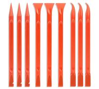 9 Pieces Plastic Scraper, No-Scratch Paint Scraper Tool Portable Car Crevice Cleaning Tool Multi-use Kitchen Scraper Small Sticker Remover for Tight Spaces, Crevices, Food, Labels, Oil Stains, Dirt