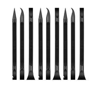 9 Pieces Plastic Scraper Tool Carbon Fiber Multi-Purpose Scraper Scratch Free Cleaning Tool for Tight Spaces and Gaps, Stickers/Food/Paint Remover Tools