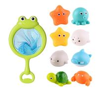 9 Pieces Sensory Light Up Water Toy For Toddler Engaging Bath Time Fun Suitable For Various Water Environments Protected Toy
