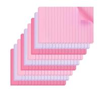 9 Pieces Sticky Note Pad Set Lined Notepads with Rainbow Colors Design Smooth Writing Paper for Students Professional Sticky Notes for Whiteboards