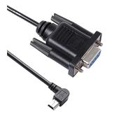 9 Pin D-Sub DB9 Female to mini USB Left and Right Angled L Shape RS232 Serial downloading Data Cable(1m,Mini Right angled)