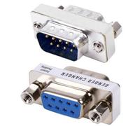 9 Pin D-SUB RS232 Male to Female Port Protector - Computer Serial Adapter