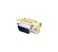 9 Pin D SUB RS232 Male to Plug Coupler Adapter PC Serial Gender Changer Joiner