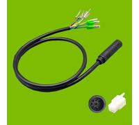 9-pin Electric Bicycle Motor Extension Cable for Hub Motors - 1.2m Pure Copper Cable Compatible Having Bafang Tongsheng AKM E-Bike Motors (250W-1000W)