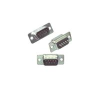 9 pin Male D Sub Chassis Connector Solder Plug RS232 Computer PC Serial