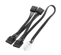 9 Pin Series Modular Cable To Molex 4PIN D Type Power Supply Connector Perfect For Super Flower LEADEX G650 Wire Harnesses
