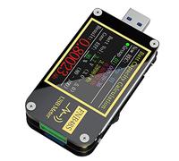 9 Pin USB Voltage Meter Screen Flip Function Gravity Sensor Multifunctional USB Ammeter Tester (FNB48)