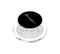9 Planet System Nine planets with labels PopSockets PopGrip for MagSafe