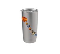 9 Planet System Nine Planets with Labels Stainless Steel Insulated Tumbler