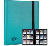9 Pocket Card Binder,PU Card Ablums,Trading Card Binder Holder,432 Side Loading Pockets Sports Card Book Card Folder Card Album Card Holder Fit for MTG Football Play Cards (teal)