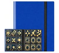 9-Pocket Trading Card Binder, 20 Pages Holding 360 Pockets, PU Trading Card Album Card Folder Card Binder Holder Album for MTG, TCG, Basketball Sports Cards, Game Cards(Blue)