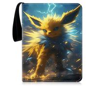 9-Pocket Trading Card Binder - 900 Card Capacity (50 Pages) PU Leather Card Holder with Zipper