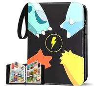 9 Pocket Trading Card Binder, 900 Cards, Portable Trading Card Album, Card Collection Binder with Zipper, Waterproof PU Card Binder, for Kids Gifts, for Christmas,Birthdays,Children's Day,Thanksgiving