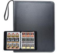 9 Pocket Trading Card Collection Book, Binder Card Album with 900 Pockets Game Card Sleeves, Binder Card Organizer for MTG, TCG, and Baseball Cards Protection and Storage