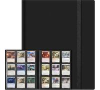 9 Pockets Card Binder for Trading Cards, Baseball Card Collection Binder with 360 Side Loading Pockets Sports Card Book Card Folder Card Album Card Holder Fit for MTG Football Play Cards (Black)