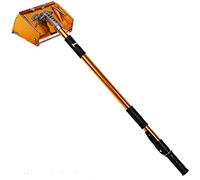 9" Professional Drywall Flat Decorative Box with Handle 40"-64" Adjustable Box Handle, Spatula, Aluminum Putty Flat Box 120° Adjustable for Plastering Various Room Types, Gift(Color:TELESCOPICROD)