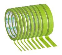 9 Rolls Pinstripe Tape, 1/8, 1/4, 1/2 inch Green Thin Masking Tape, Artist Masking TapeThin Painters, Writable Masking Tape for Painting Artists Decorating DIY, Automotive School Office,Indoor Pa
