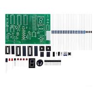 9-Second Countdown Timer Kit, 1-Pack Electronic DIY Soldering Practice Kit with Buzzer Alarm and LED Indicator for STEM Education