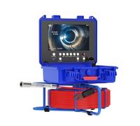 9'' Sewer Endoscope Camera With 512HZ Locator Meter Counter Self-Leveling DVR AHD 1080P Pipe Inspection 23MM 4500MAH Good Image Quality(20m)