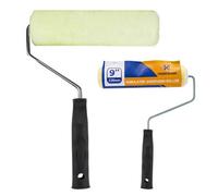 9" Sheepskin Roller Painting Tool Simulated 230mm Decorating Handle Brush